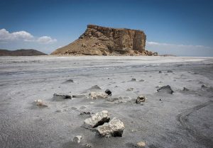 خشک شدن ۹۰ درصد دریاچه ارومیه