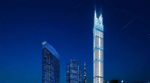 ساخت بلندترین برج مسکونی دنیا با تاجی از الماس در دبی