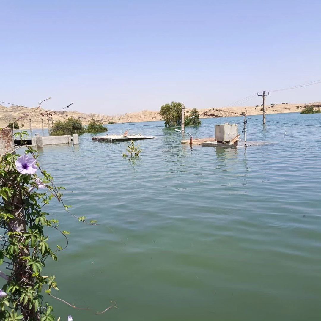 فاجعه در خوزستان با زیر آب رفتن روستاهای حاشيه دریاچه سد گتوند!