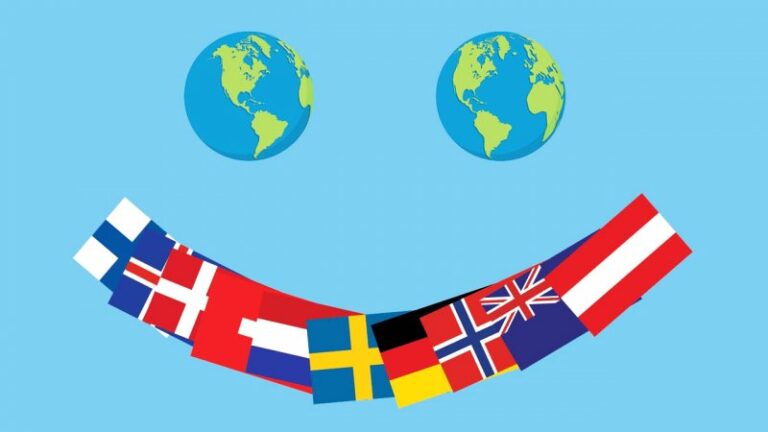 شادترین کشورهای جهان از سال ۲۰۱۰ تا ۲۰۲۴+ اینفوگرافی